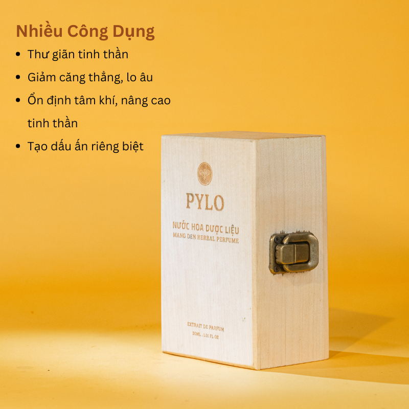 Nước Hoa Dược Liệu PyLoHerb Mang Den Extrait De Parfum