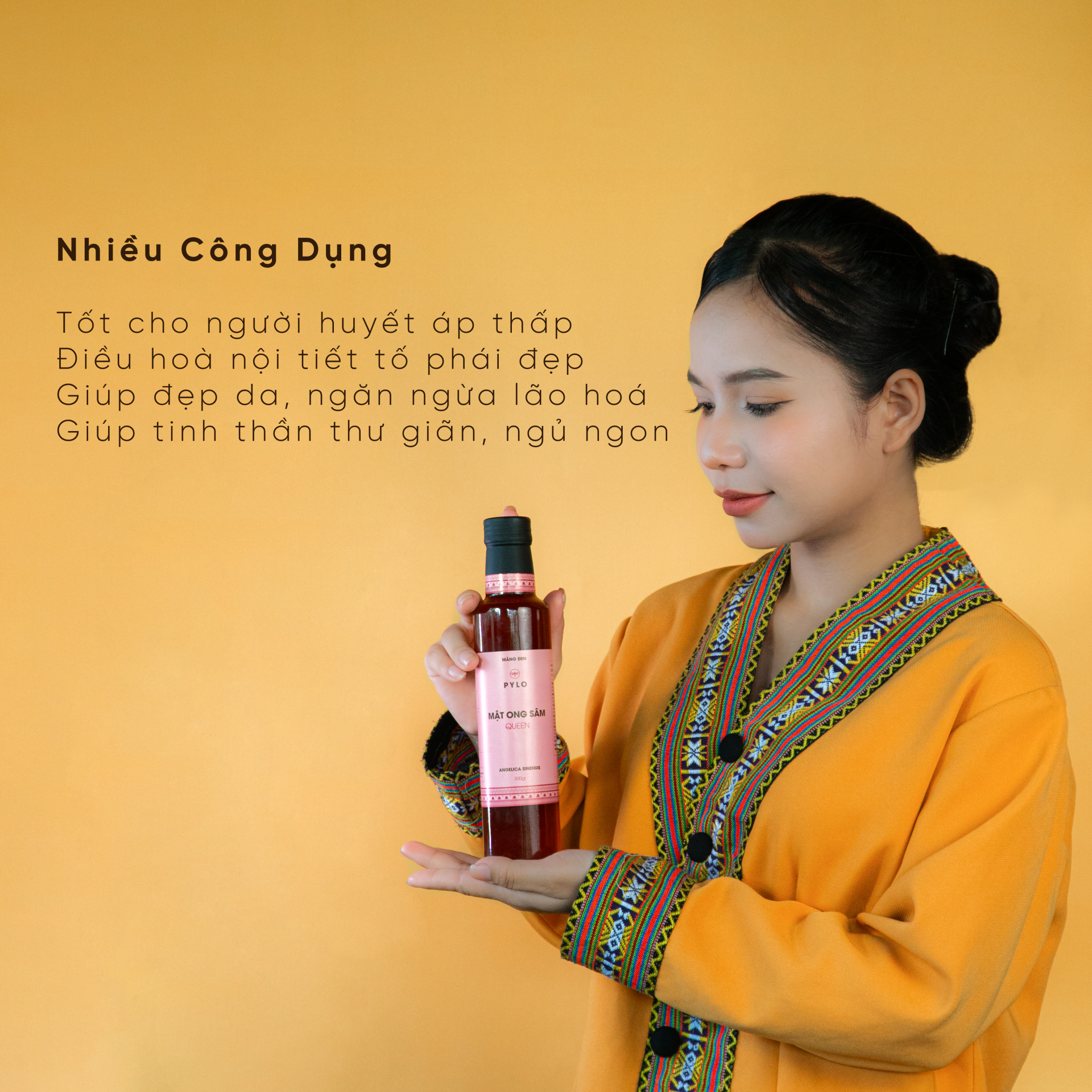 Mật Ong Sâm PyLo Queen - Hồng
