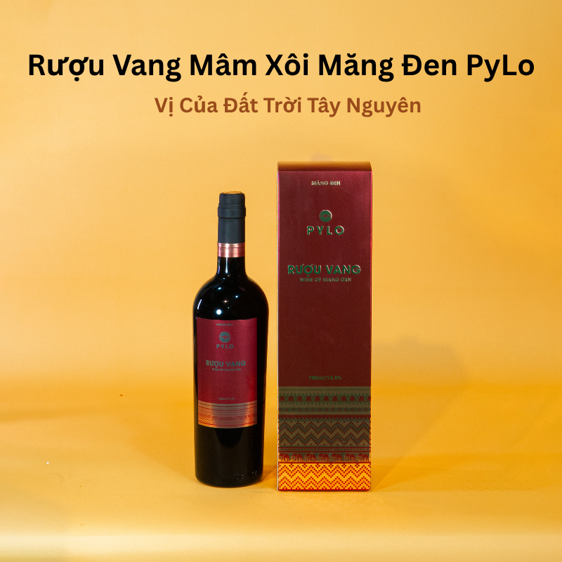 Rượu Vang Mâm Xôi Măng Đen PyLo