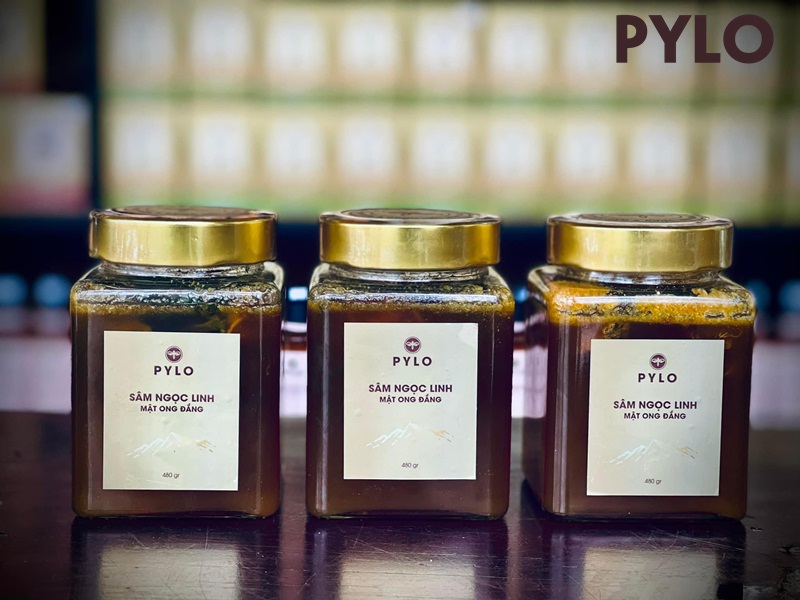 PyLoHerb Giao Cho Anh Khách VIP 3 Củ Sâm Ngọc Linh Ngâm Mật Ong Đắng 