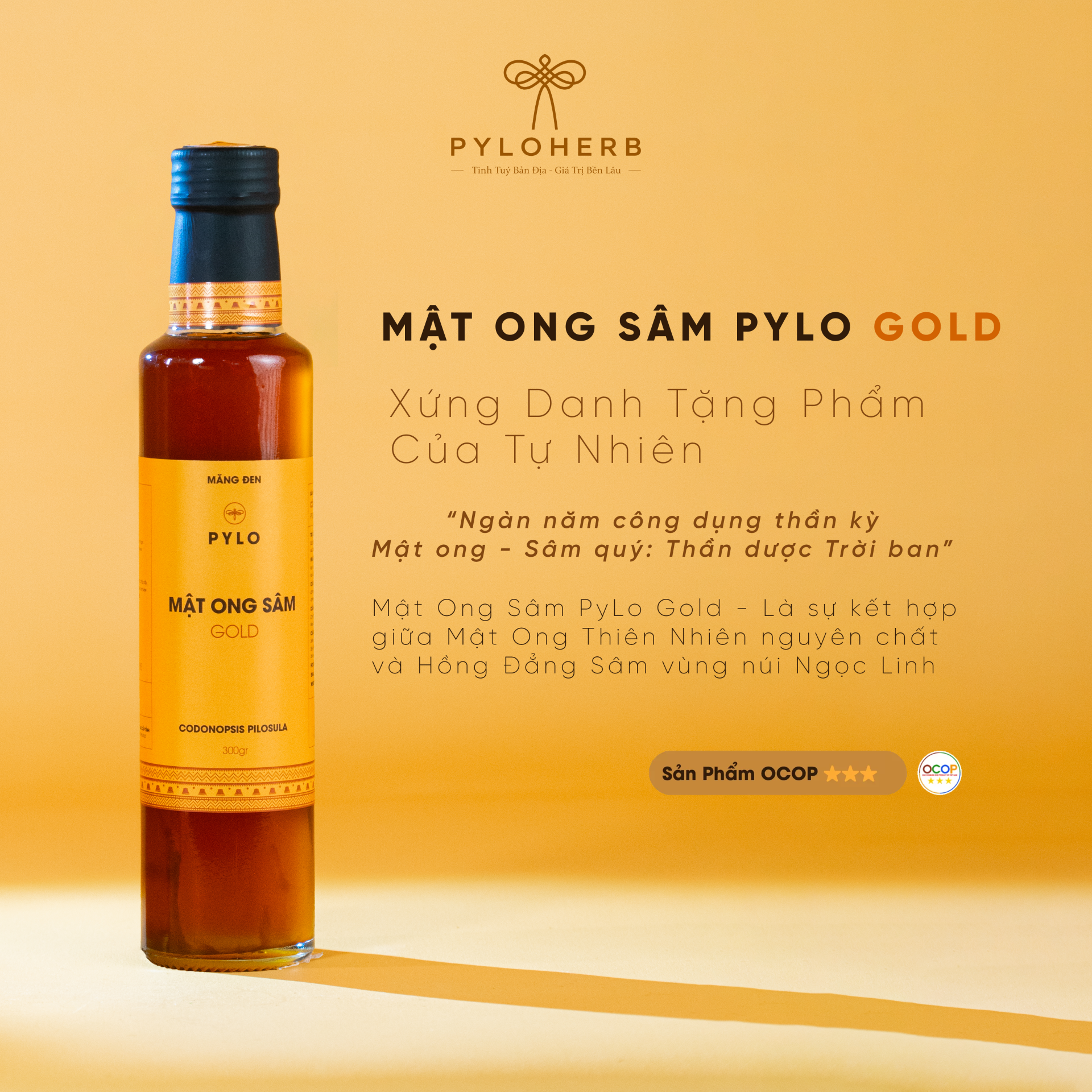 Mật Ong Sâm PyLo Gold - Vàng
