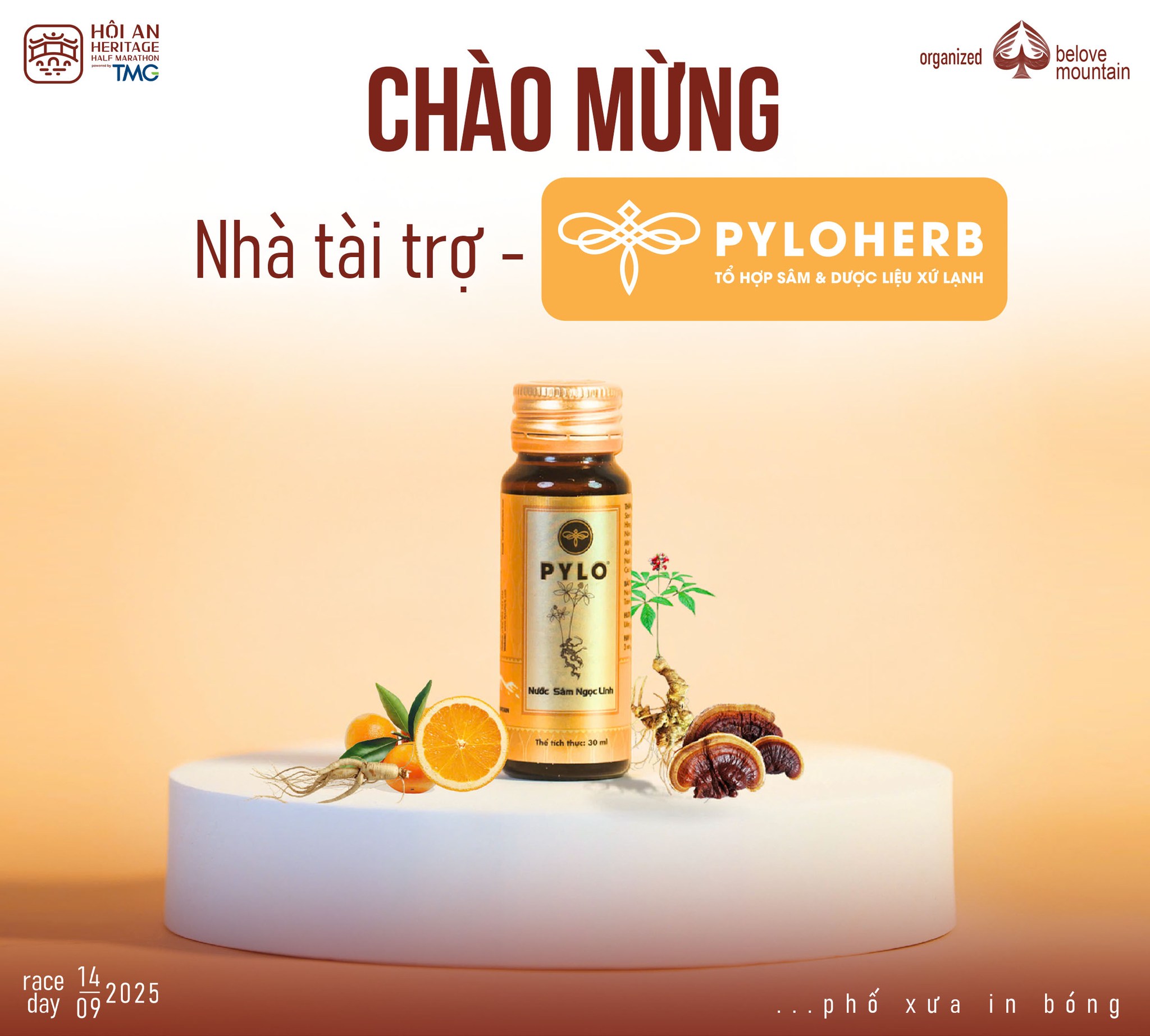 PyLoHerb Hân Hạnh Đồng Hành Cùng TMG Hội An Heritage Half Marathon 2025