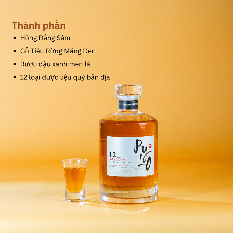 Rượu Thảo Mộc Măng Đen PyLo 12