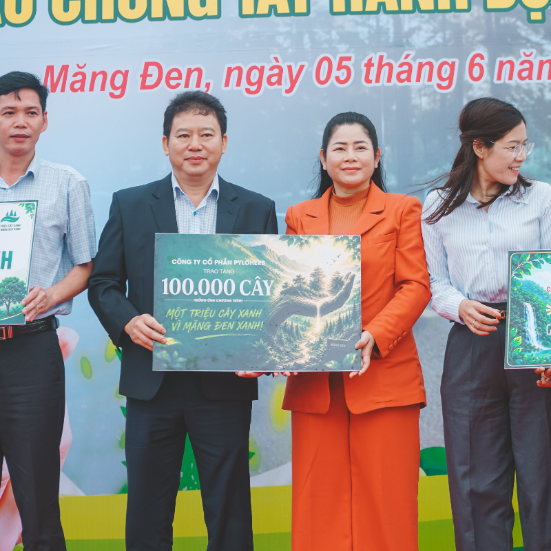 PyLoHerb Trao Tặng 100.000 Cây Xanh: Hành Trình Khơi Dậy Sức Sống Cho Đại Ngàn Măng Đen