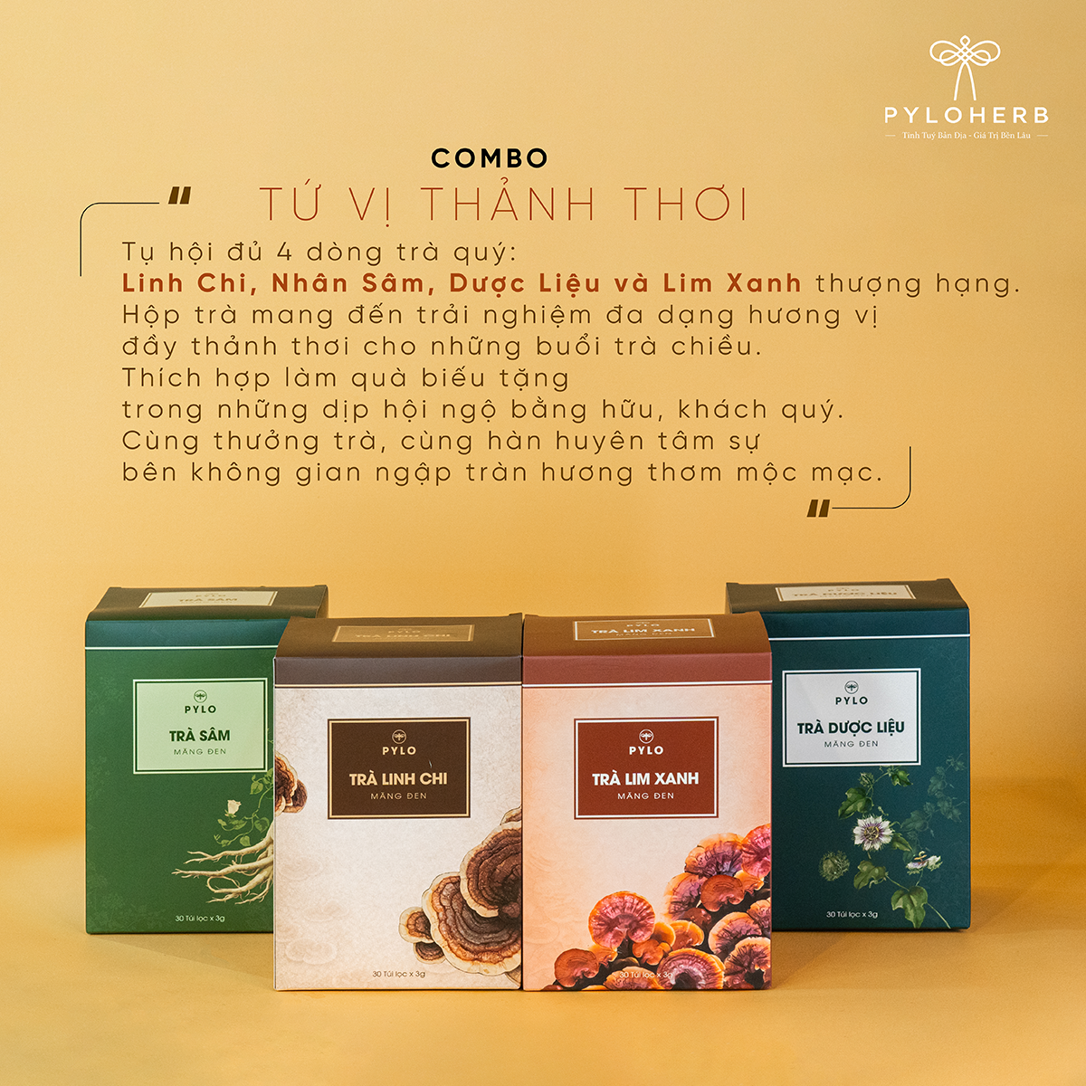 Combo Tứ Vị Thảnh Thơi