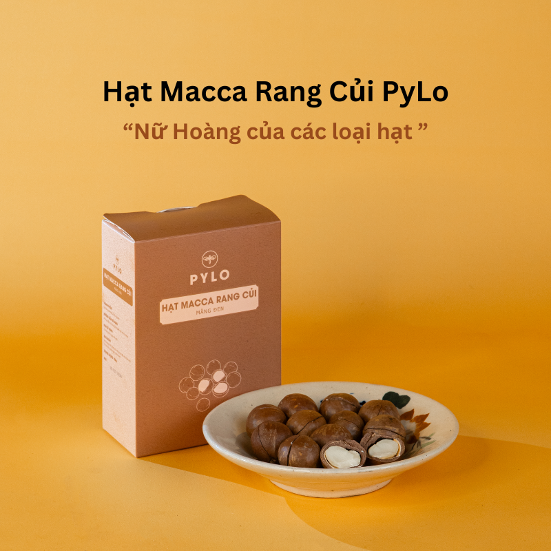 Hạt Macca Rang Củi Măng Đen PyLo
