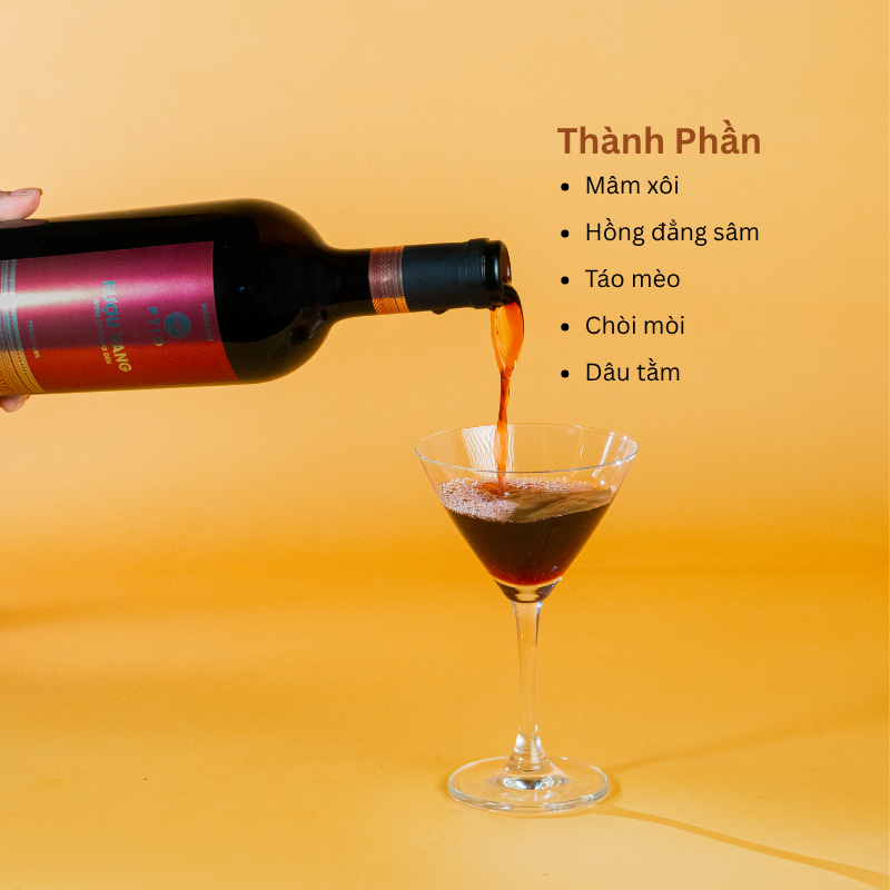 Rượu Vang Mâm Xôi Măng Đen PyLo