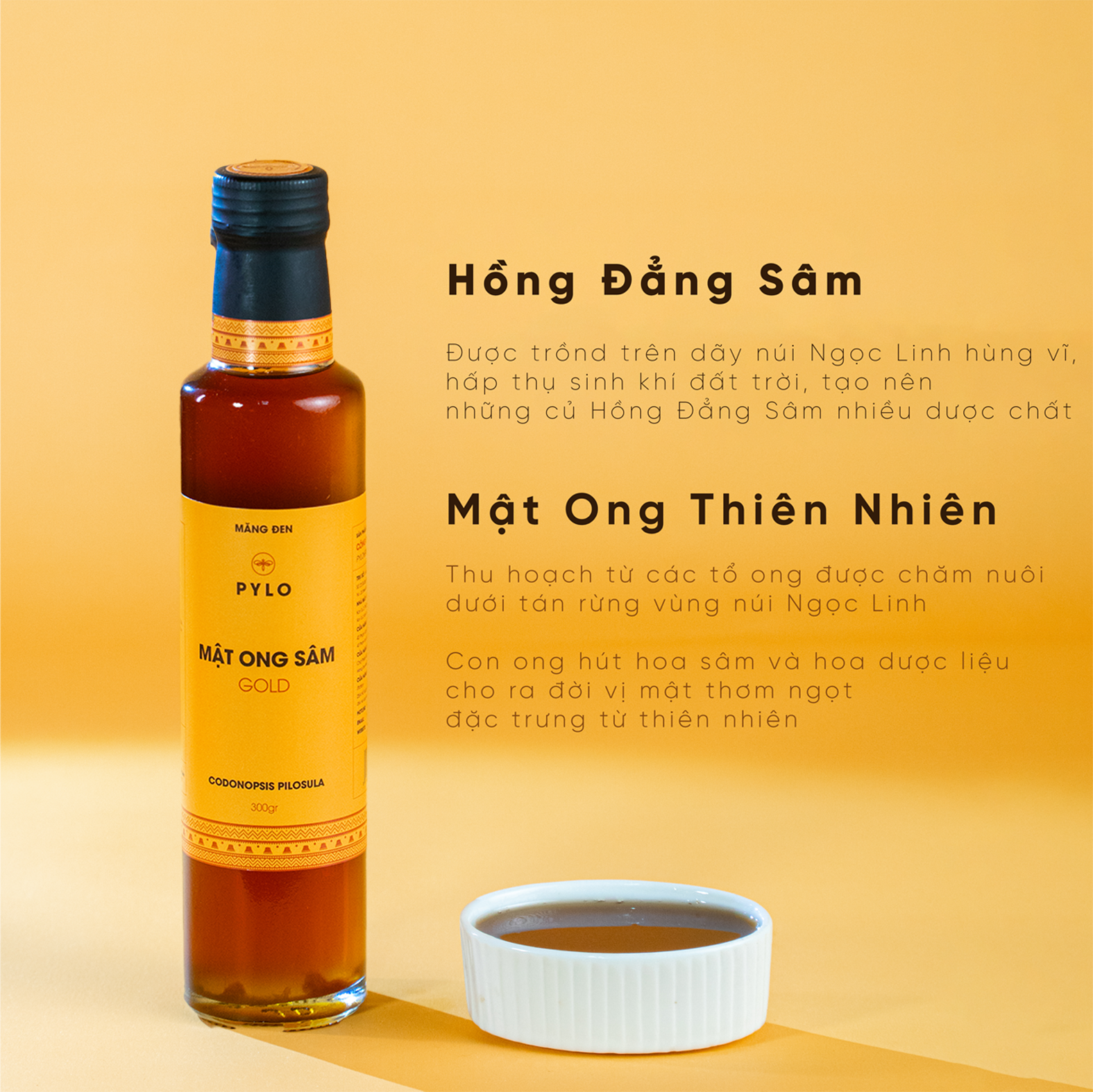 Mật Ong Sâm PyLo Gold - Vàng