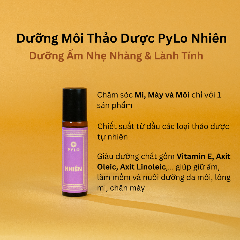 Combo An Nhiên Tĩnh - Dưỡng Môi, Nước Hoa Thảo Dược PyLo