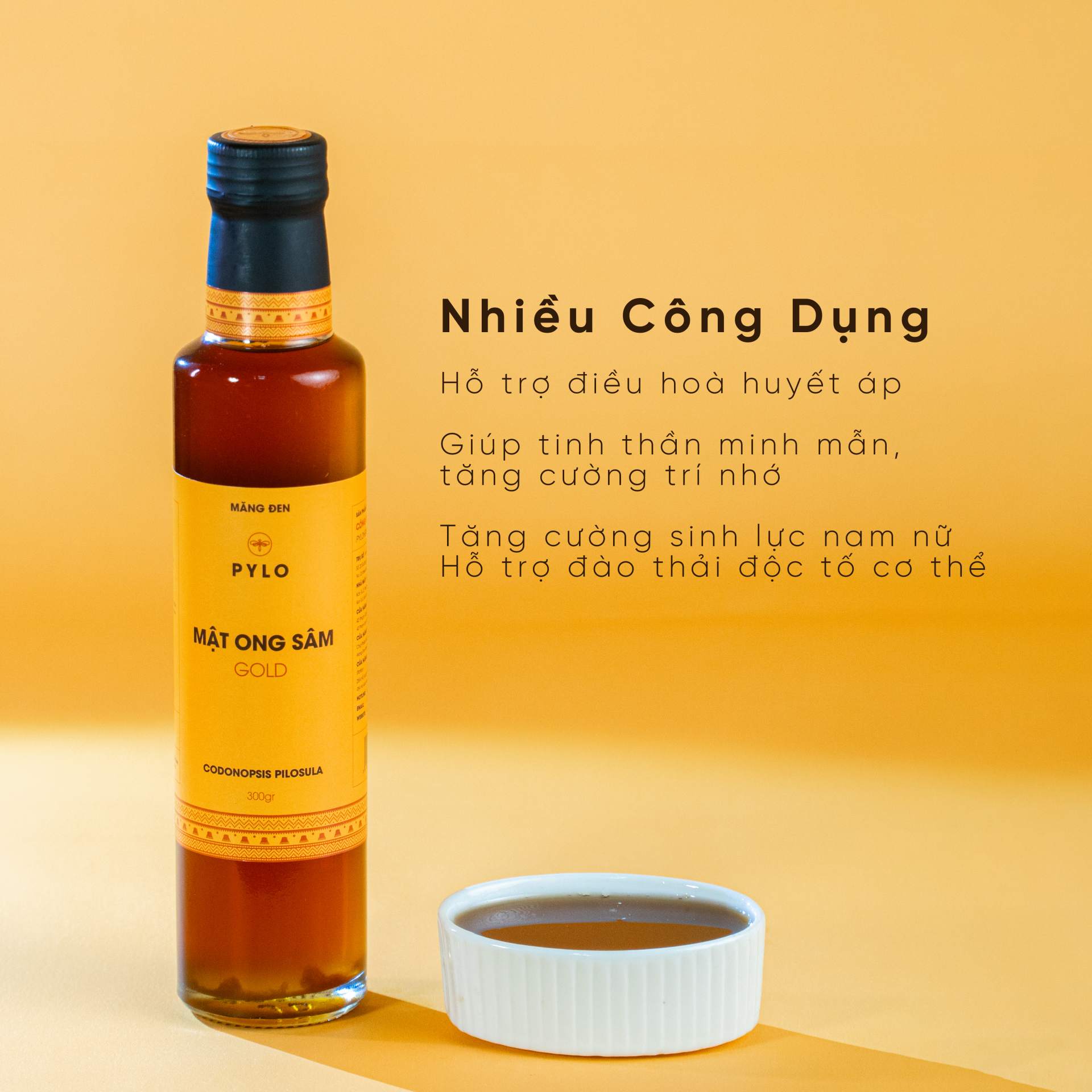 Mật Ong Sâm PyLo Gold - Vàng