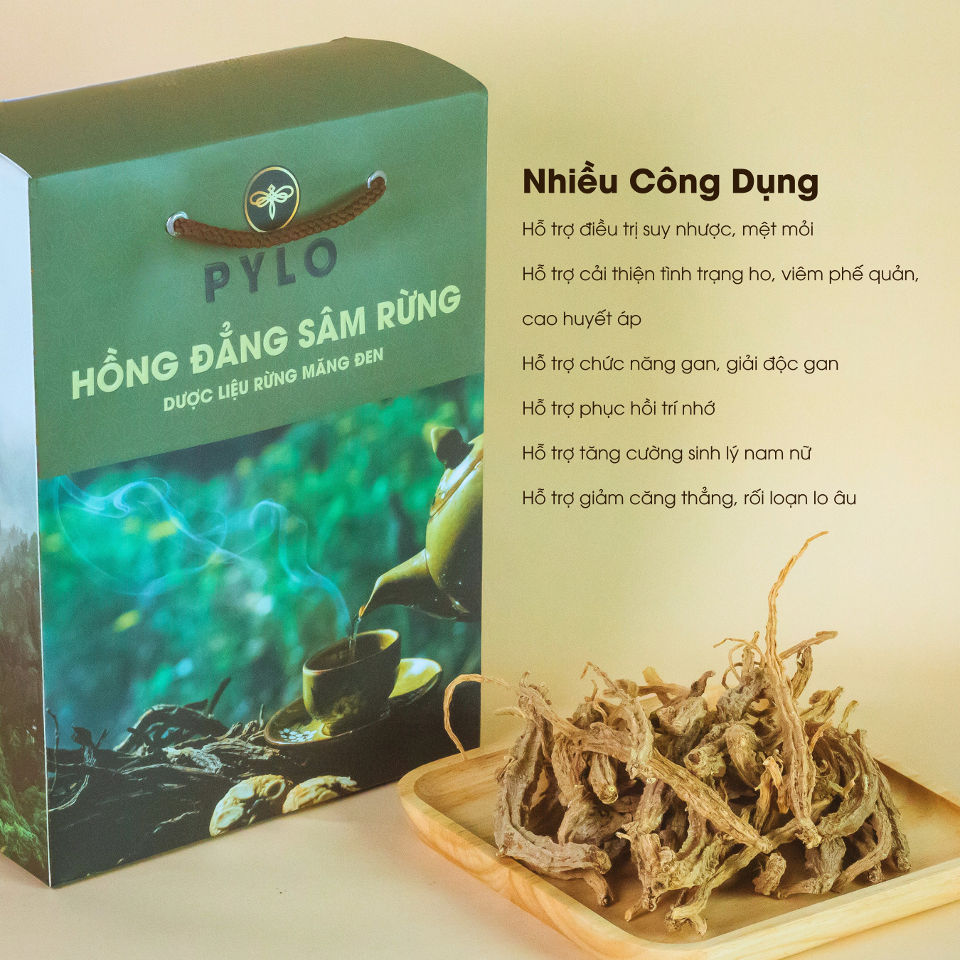Hồng Đẳng Sâm PyLo (Sâm Dây Ngọc Linh) - Ảnh 2