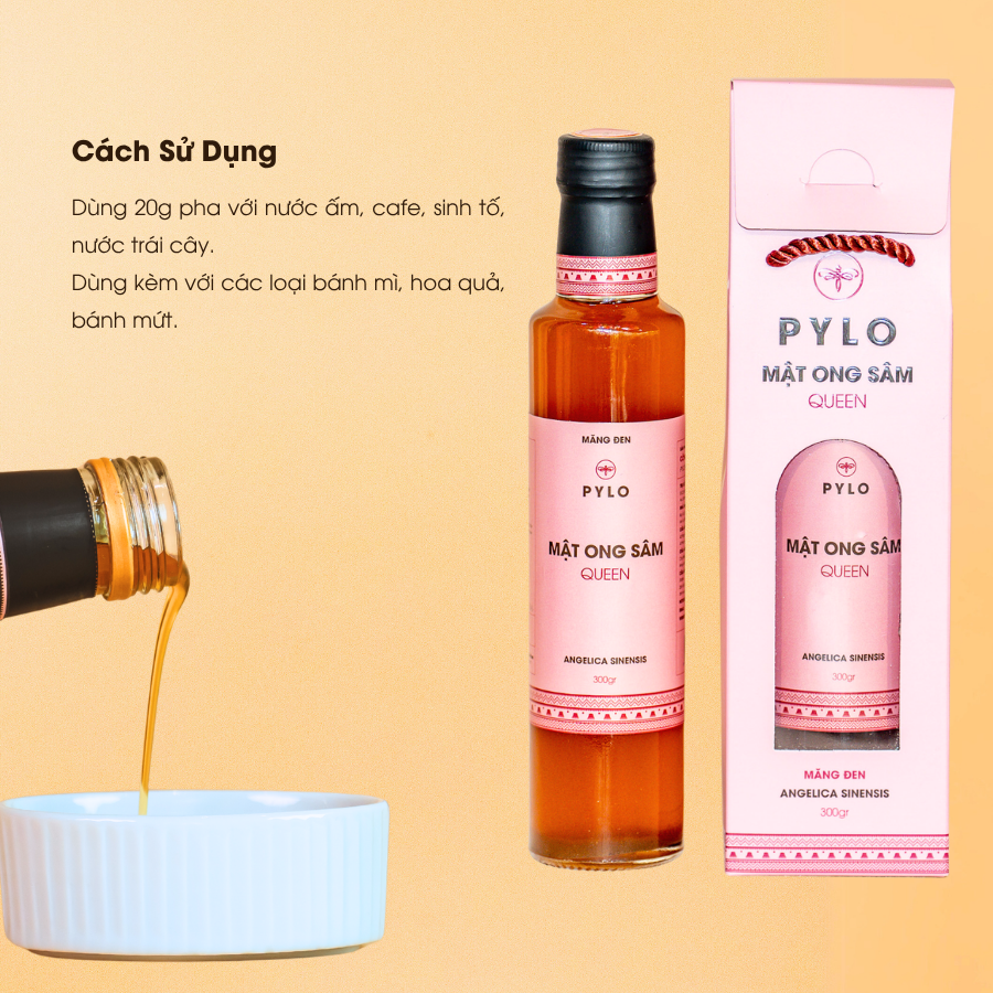 Mật Ong Sâm PyLo Queen - Hồng - Ảnh 4