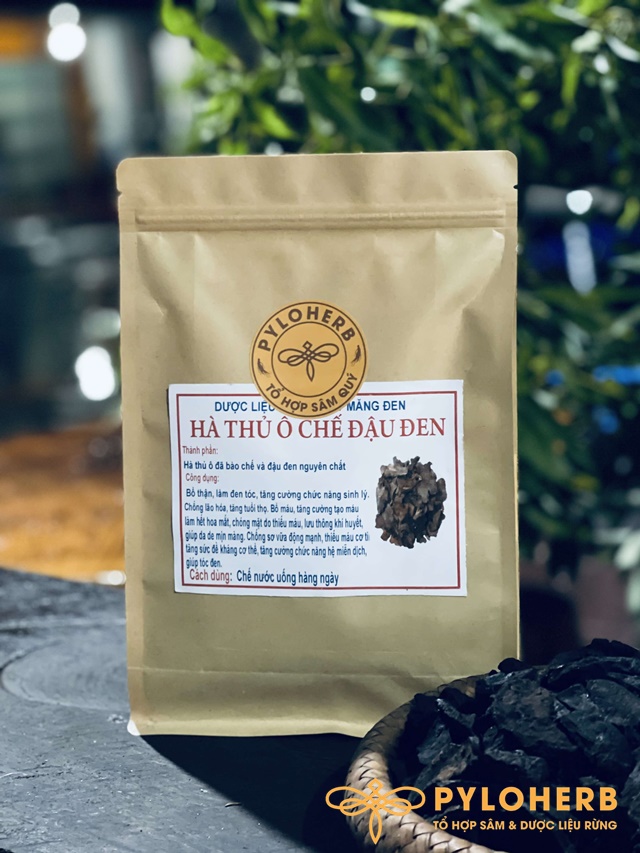 Hà Thủ Ô Đậu Đen Trị Bạc Tóc - Ảnh 5