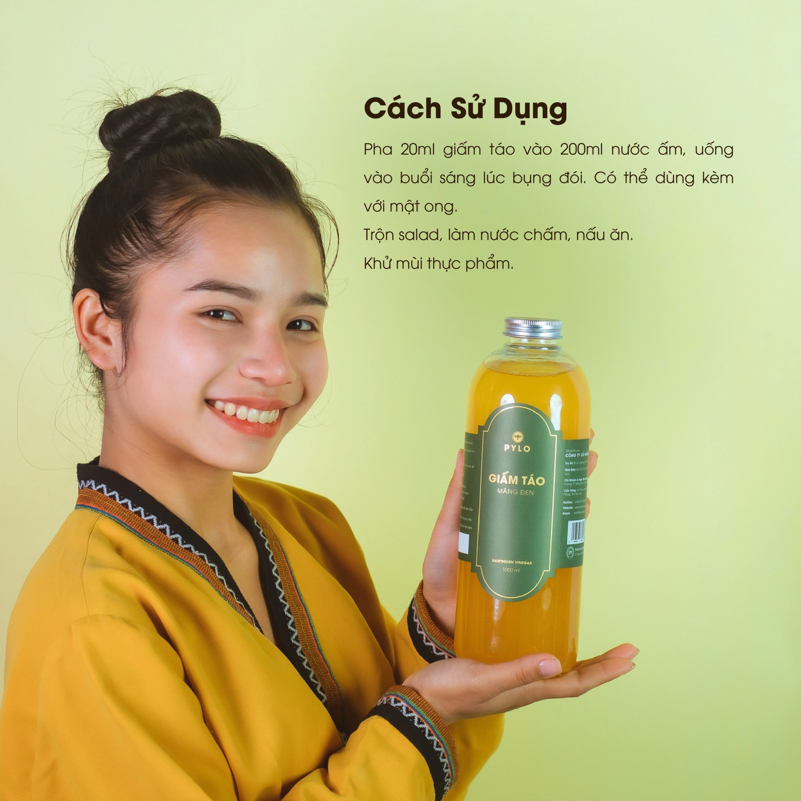 Giấm Táo Hữu Cơ PyLo - Ảnh 5