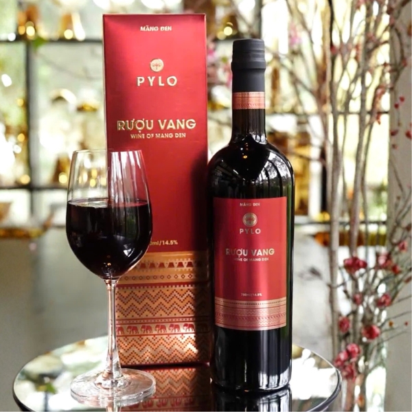 Rượu Vang Mâm Xôi Măng Đen PyLo - Ảnh 3
