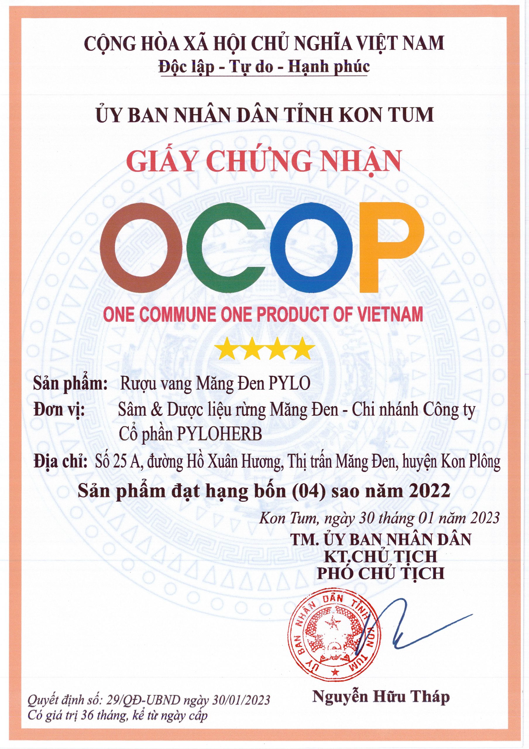 Rượu Vang Mâm Xôi Măng Đen PyLo - Ảnh 2