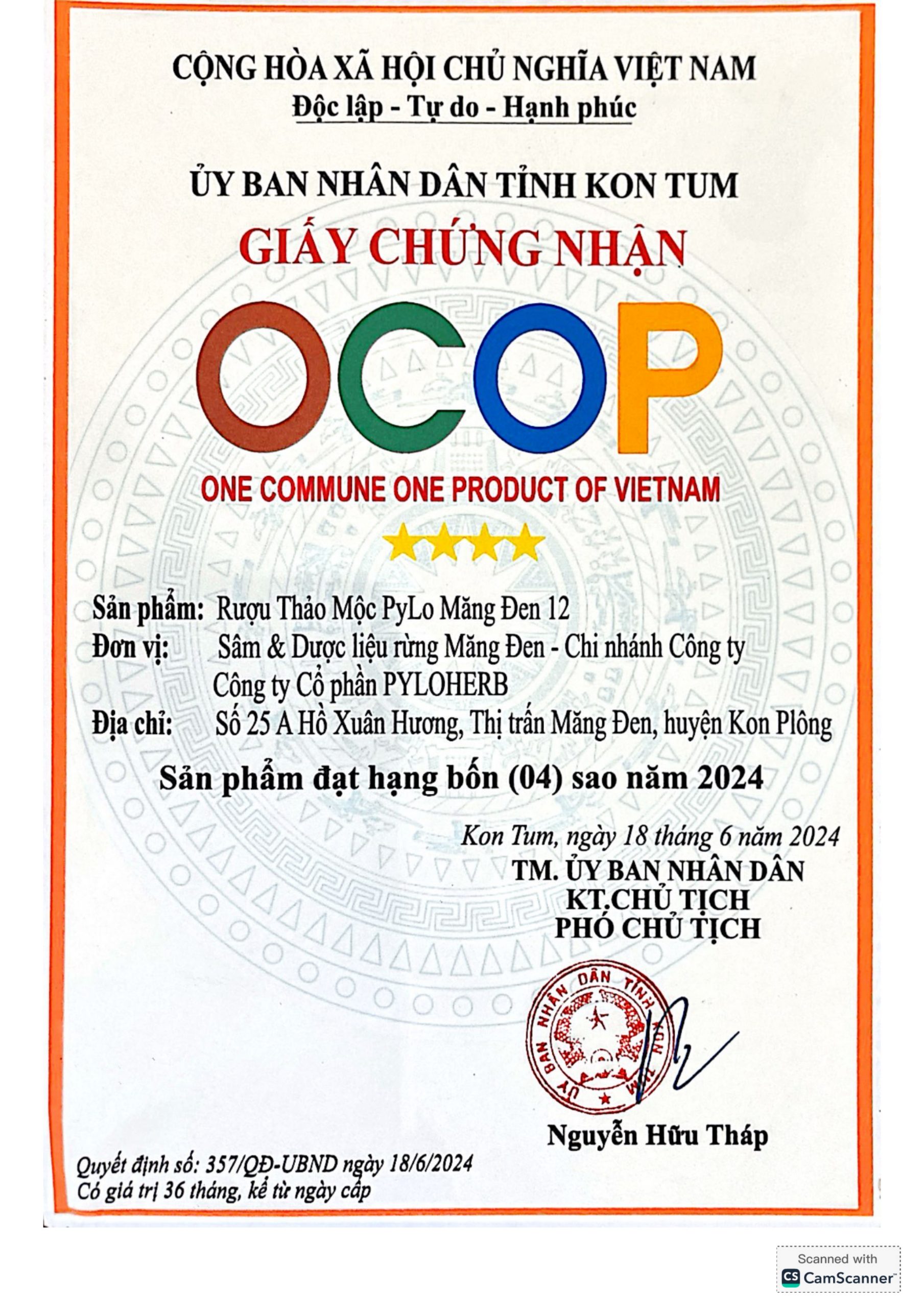 Rượu Thảo Mộc Măng Đen PyLo 12 - Ảnh 2