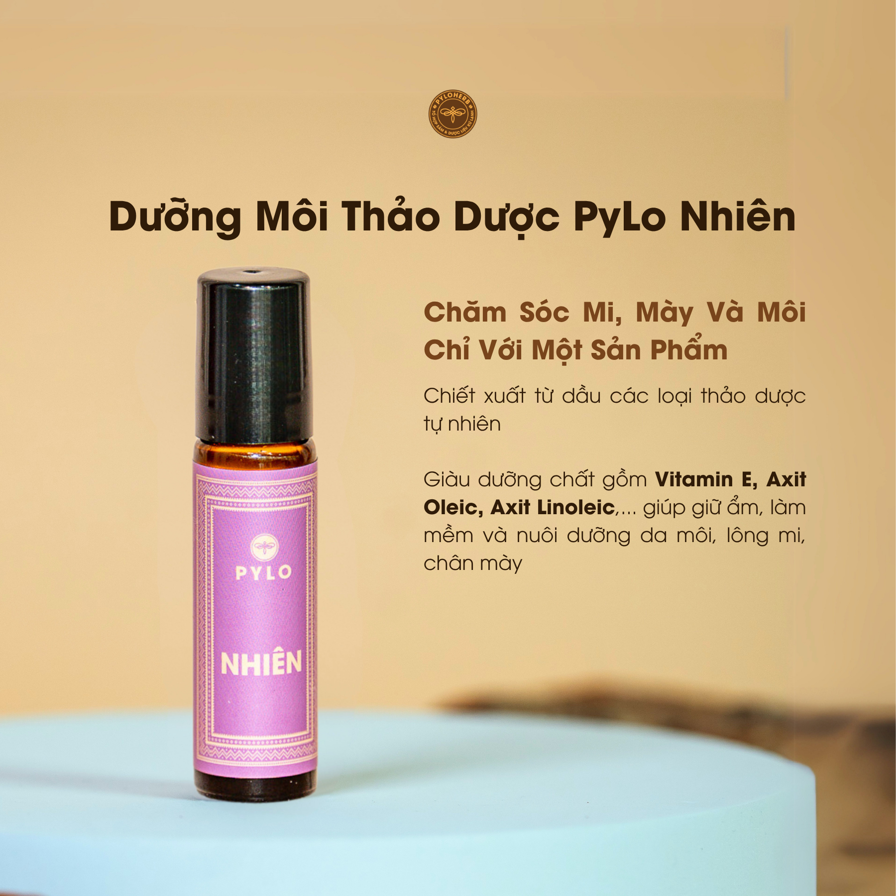 Combo An Nhiên Tĩnh - Dưỡng Môi, Nước Hoa Thảo Dược PyLo - Ảnh 2
